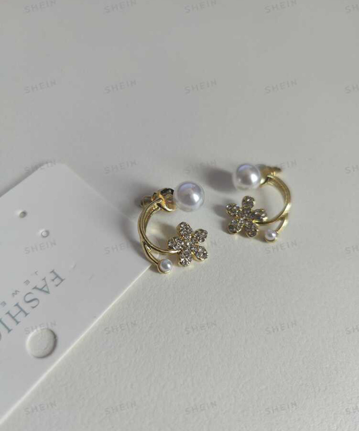 Fashionable Silver-plated Front Back Earrings.