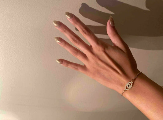 14K Gold Evil Eye Bracelet, Cuban Link Chain Evil Eye Bracelet, Dainty Bracelet.