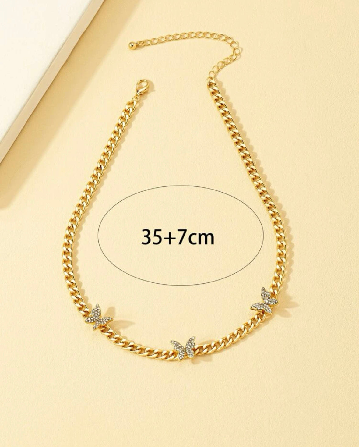Butterfly 🦋 gold choker