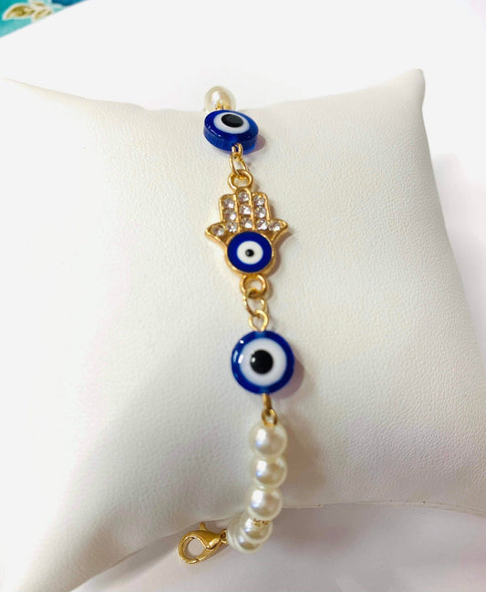 18k Gold plated evil eye