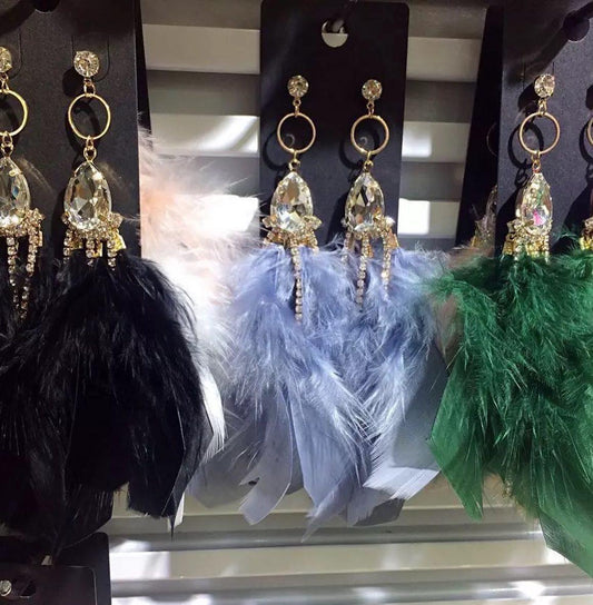 Crystal Ear drop Earrings