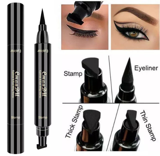 Big seal stamp Liquid Eyeliner Pen waterproof fast dry black eyeliner