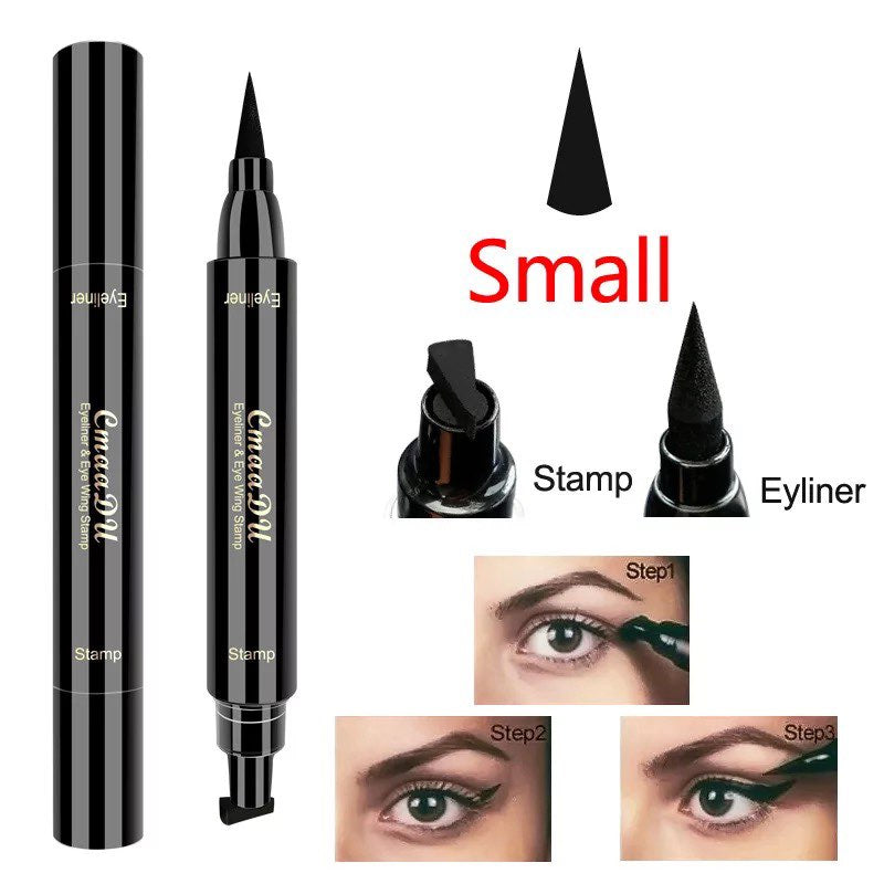 Big seal stamp Liquid Eyeliner Pen waterproof fast dry black eyeliner