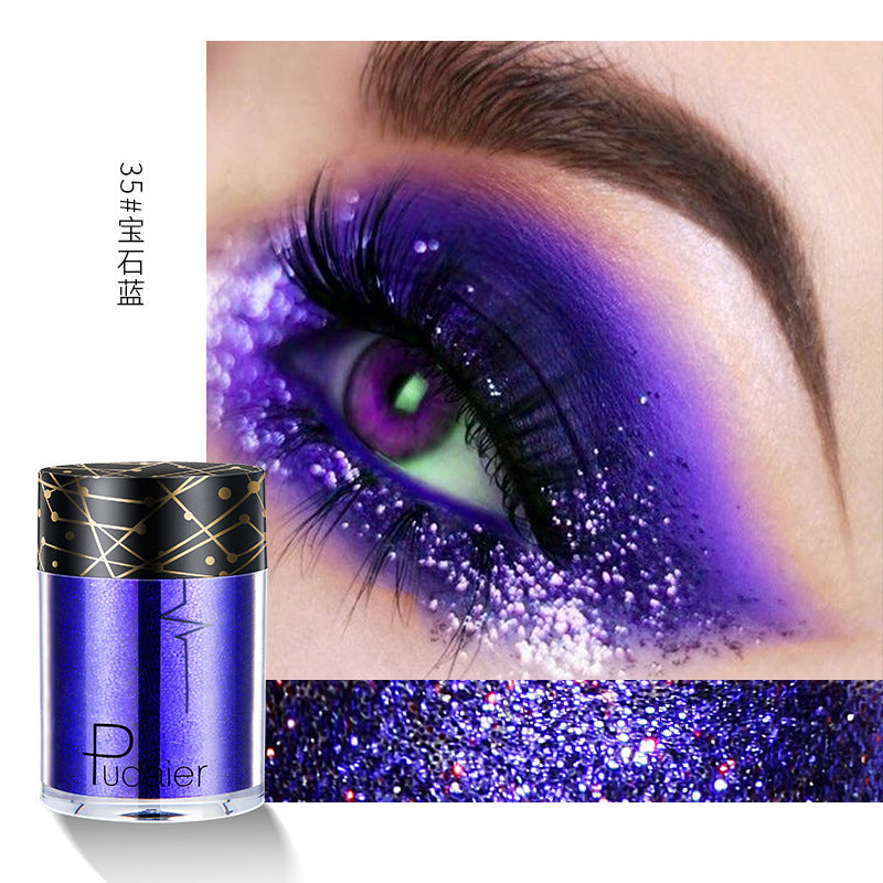 Pudaier 36 Colors Glitter Monochrome Eye Shadow Glitter