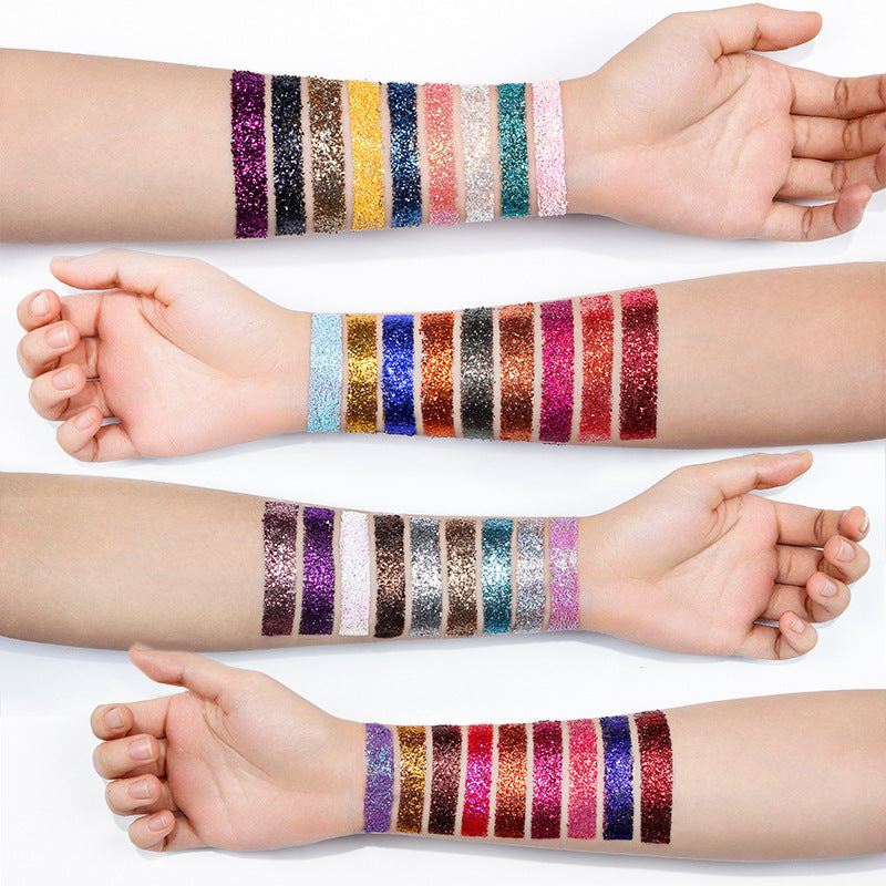 Pudaier 36 Colors Glitter Monochrome Eye Shadow Glitter