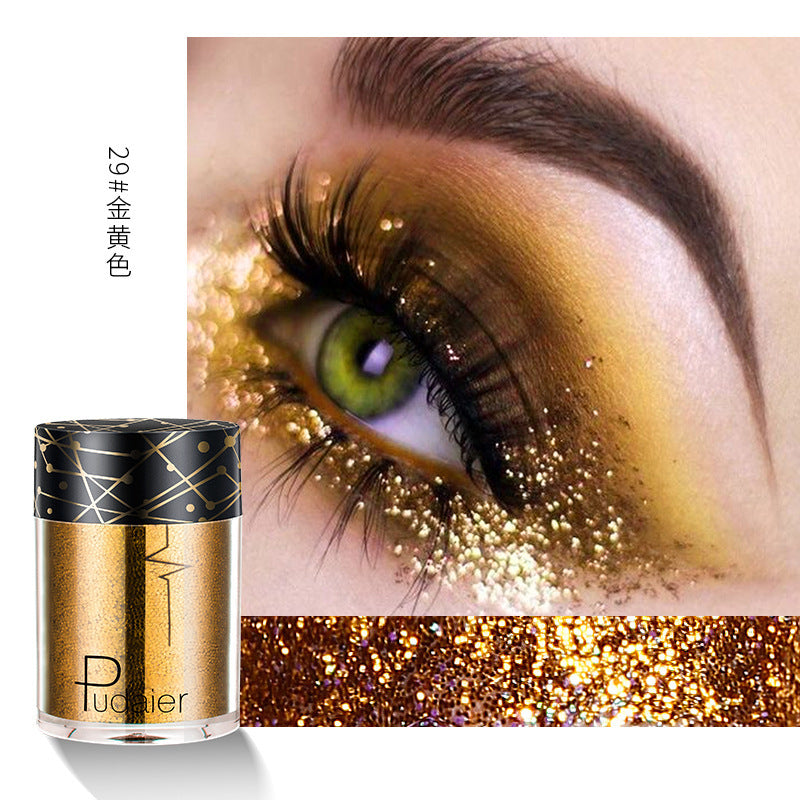 Pudaier 36 Colors Glitter Monochrome Eye Shadow Glitter