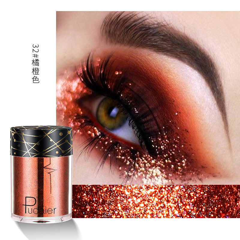Pudaier 36 Colors Glitter Monochrome Eye Shadow Glitter