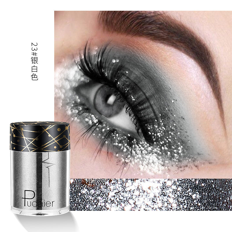 Pudaier 36 Colors Glitter Monochrome Eye Shadow Glitter