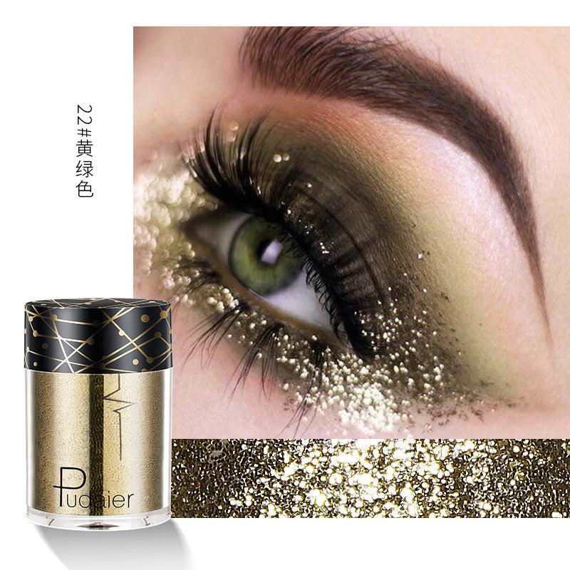 Pudaier 36 Colors Glitter Monochrome Eye Shadow Glitter