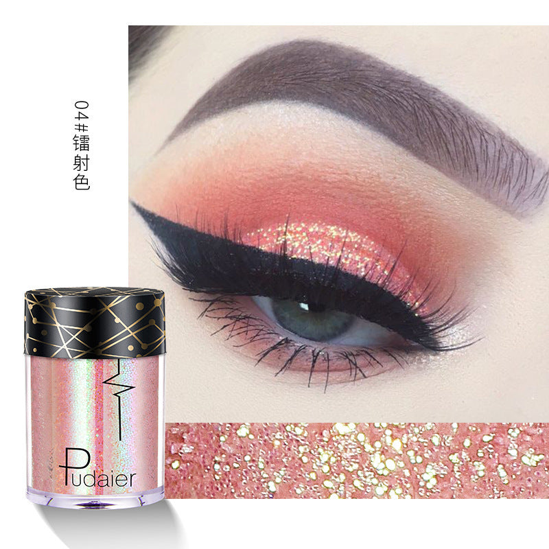 Pudaier 36 Colors Glitter Monochrome Eye Shadow Glitter