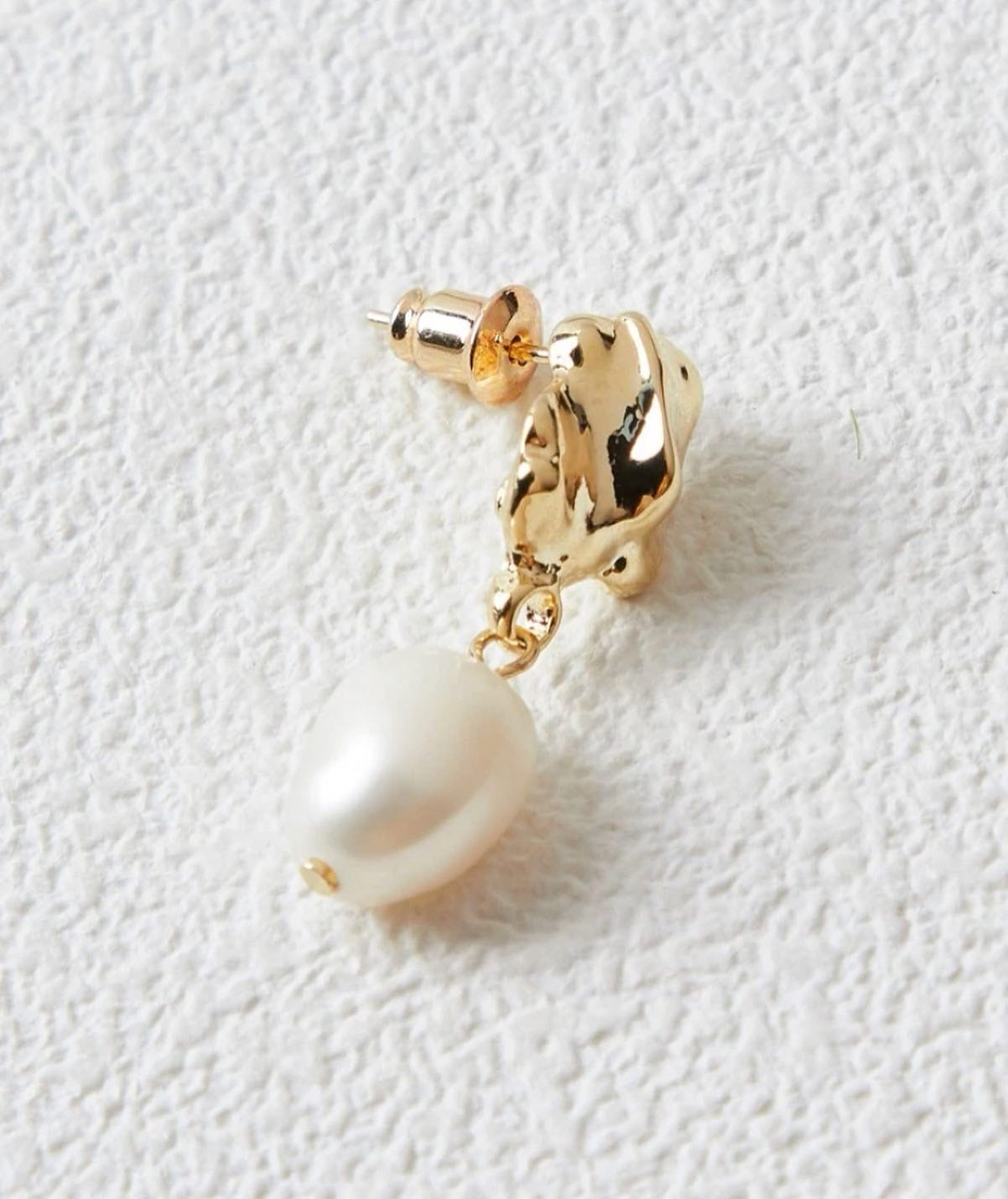 Most popular 14k gold plated pearl earrings