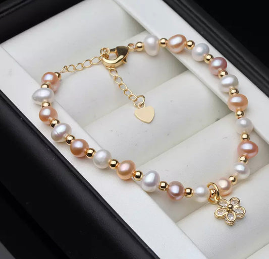 Real pearl freshwater AAA grade bracelet