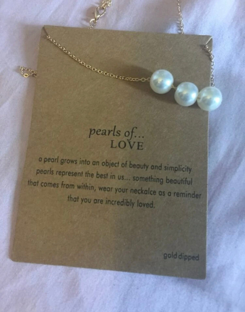 Fresh Water Pearl Necklace white color