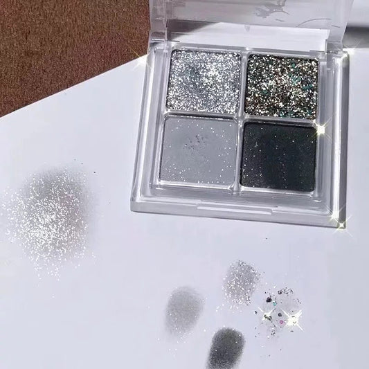 4 colors punk Smokey Eyeshadow palette