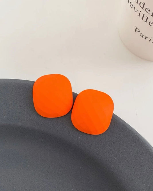 Beautiful fresh orange stud Earrings