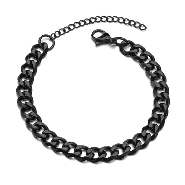 High Quality Stainless Steel Bracelets For Men Blank Color Gifts trend.