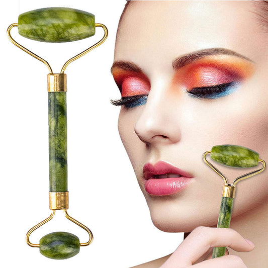 Jade Stone Facial Massage Roller For Face Women Neck Natural Massager Tools Roller