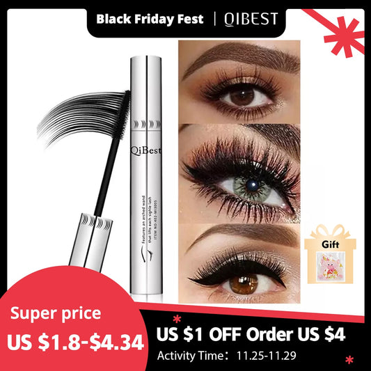 Black Mascara Eyelashes Mascara 4D Silky Eyelashes