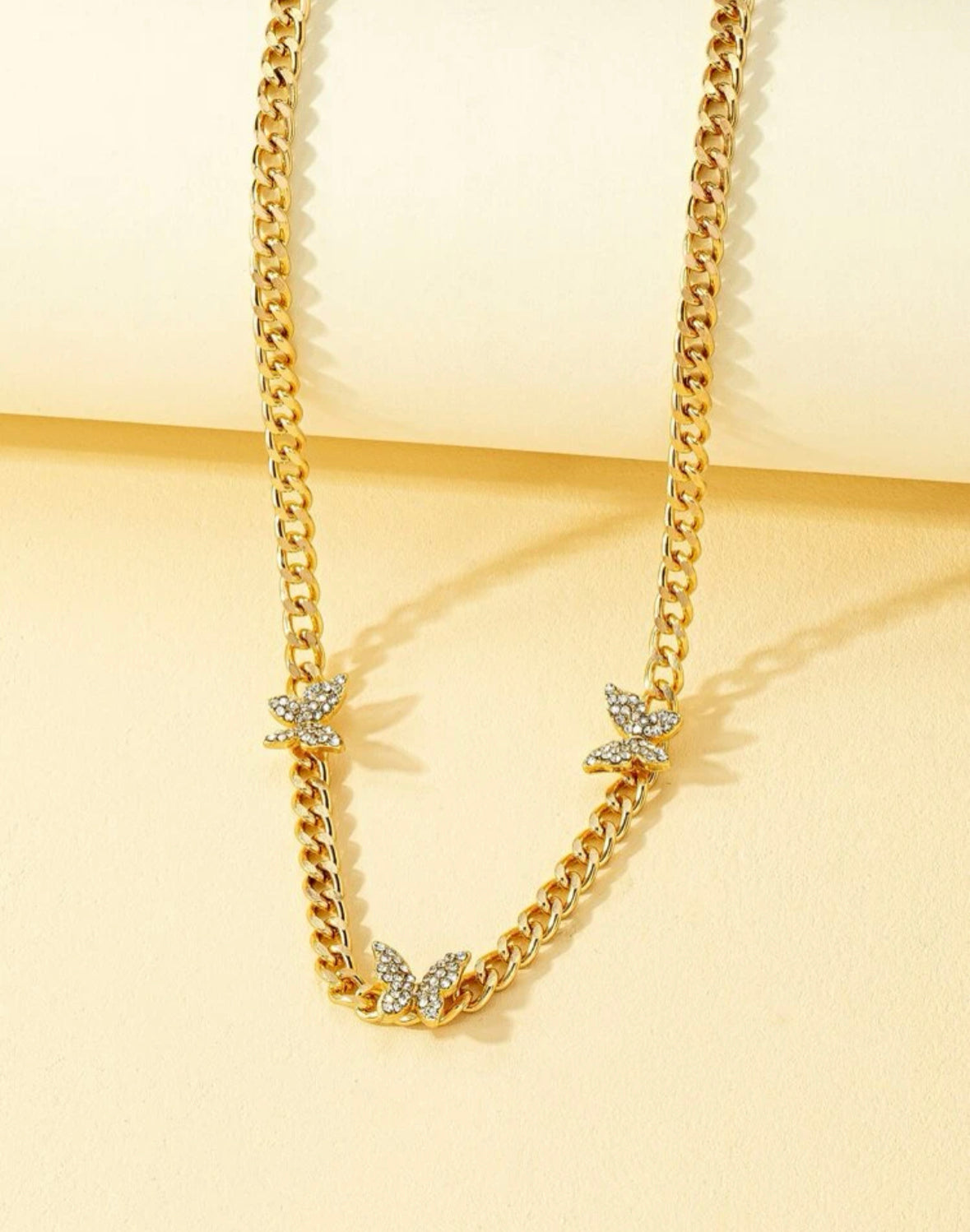 Butterfly 🦋 gold choker