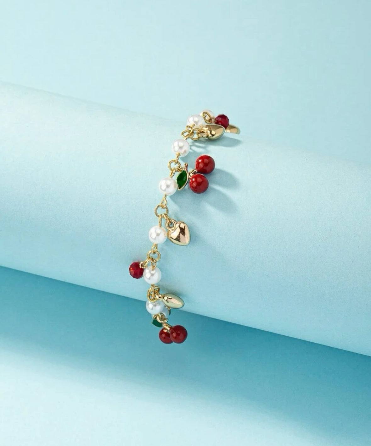 Cherry Blossom Charm Bracelet.