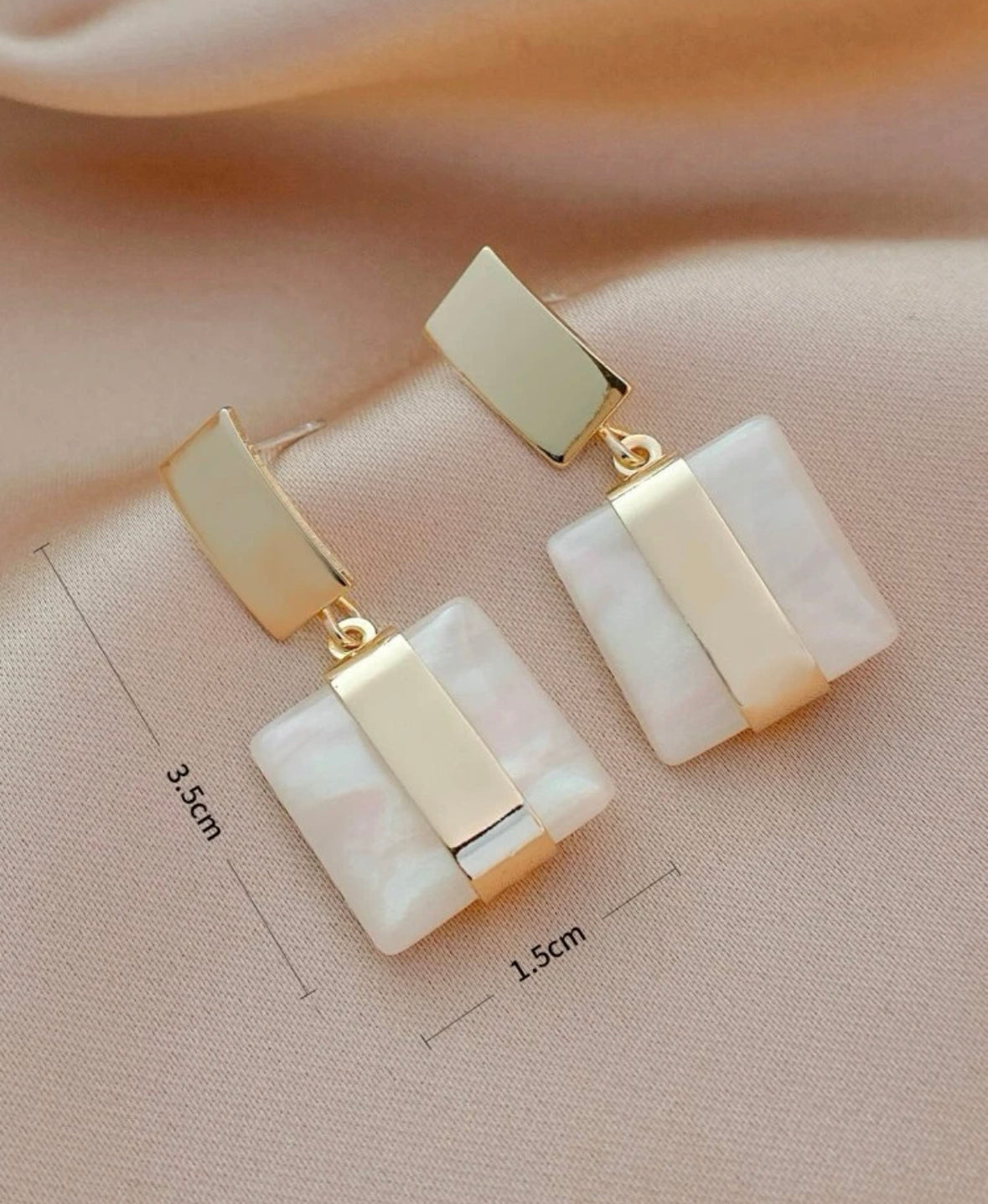 Beautiful Geometric drop earrings