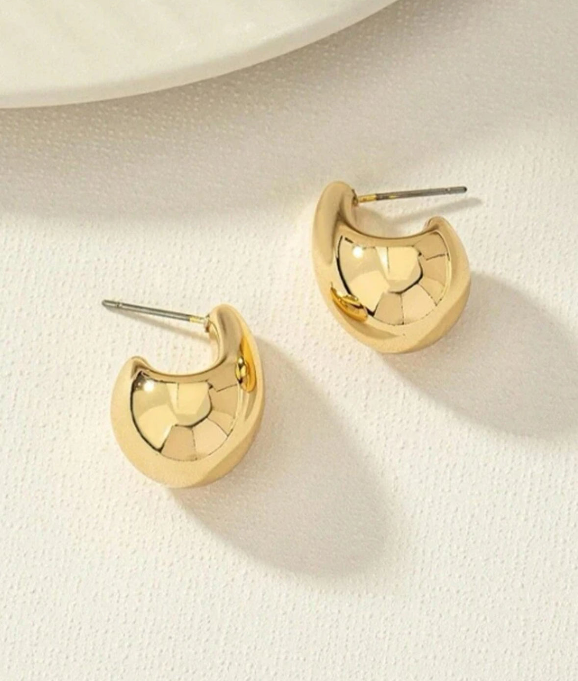 Gold Teardrop Earrings for Women - S925 Sterling Silver Earrings