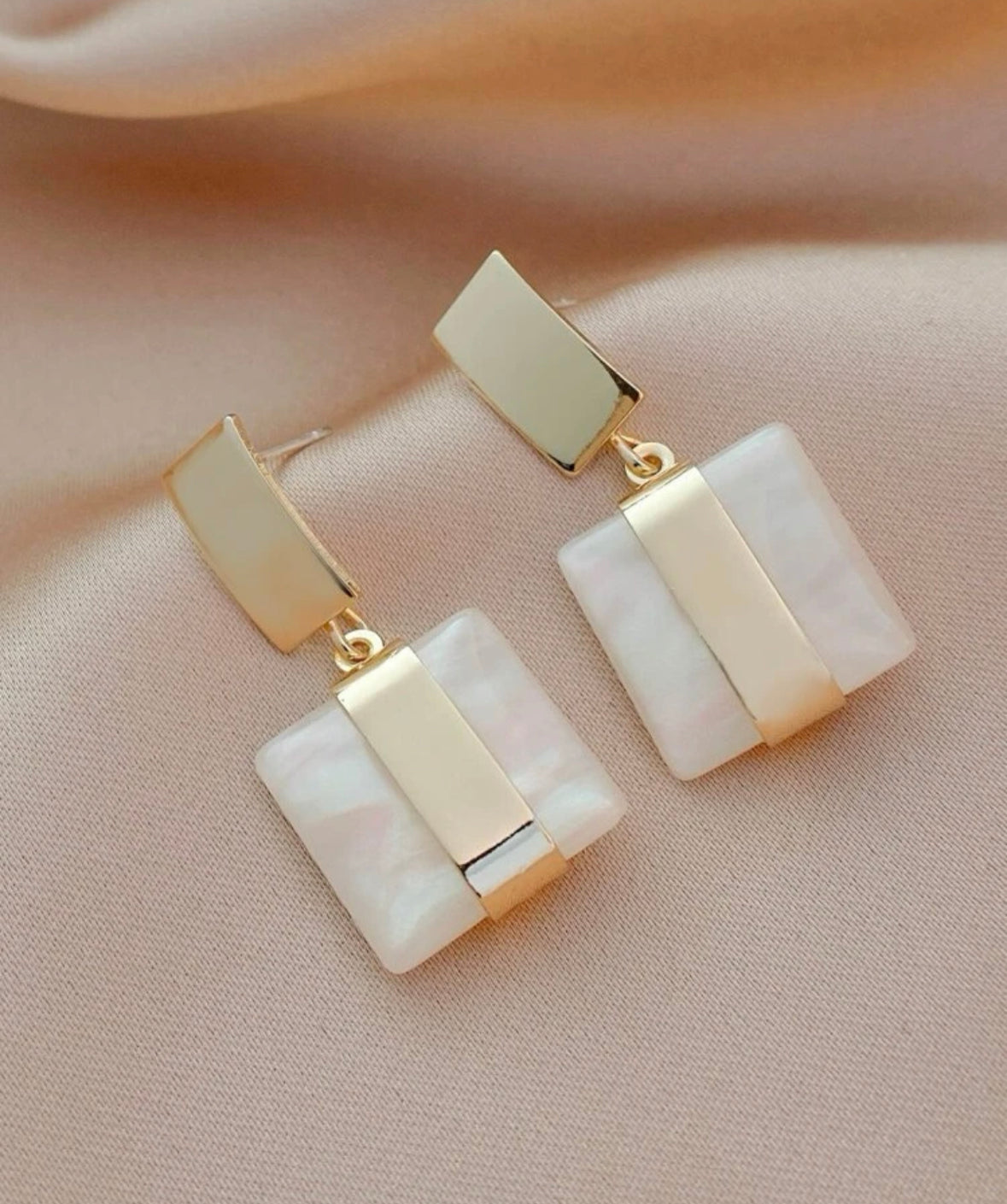 Beautiful Geometric drop earrings