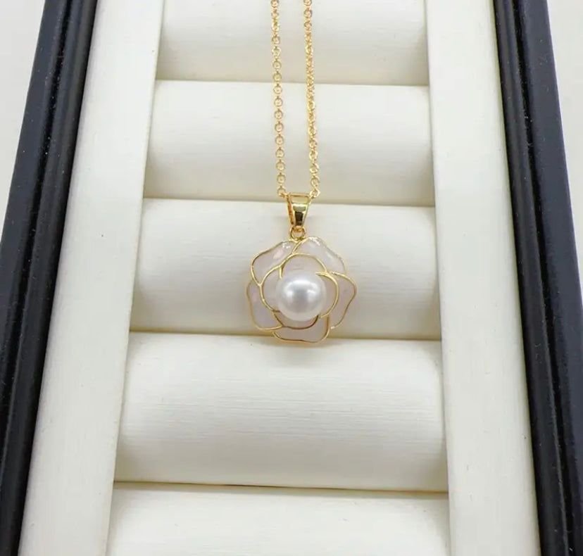 Cultured freshwater real pearl jewelry sets
