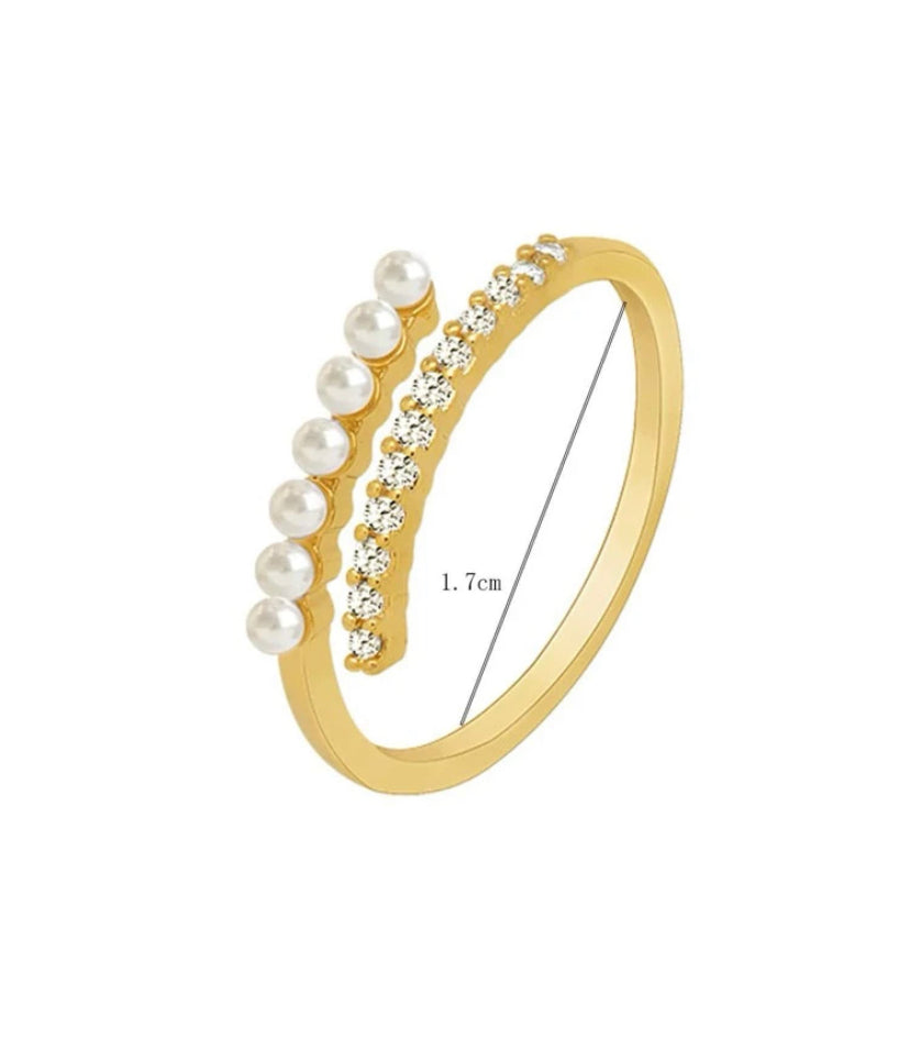 Classic freshwater pearl ring