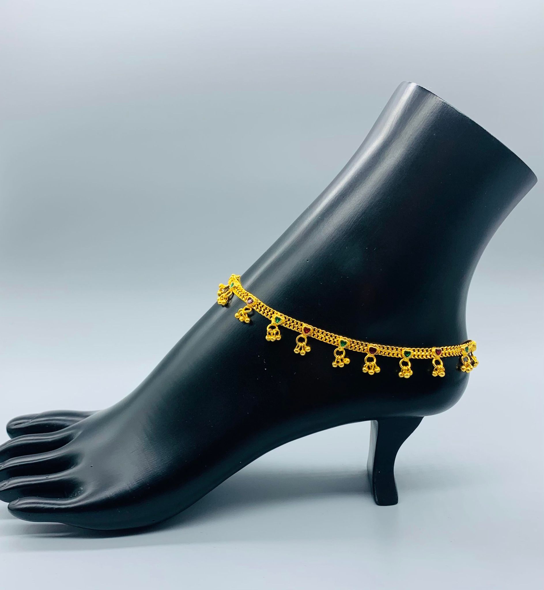 24k Gold plated beautiful Anklets