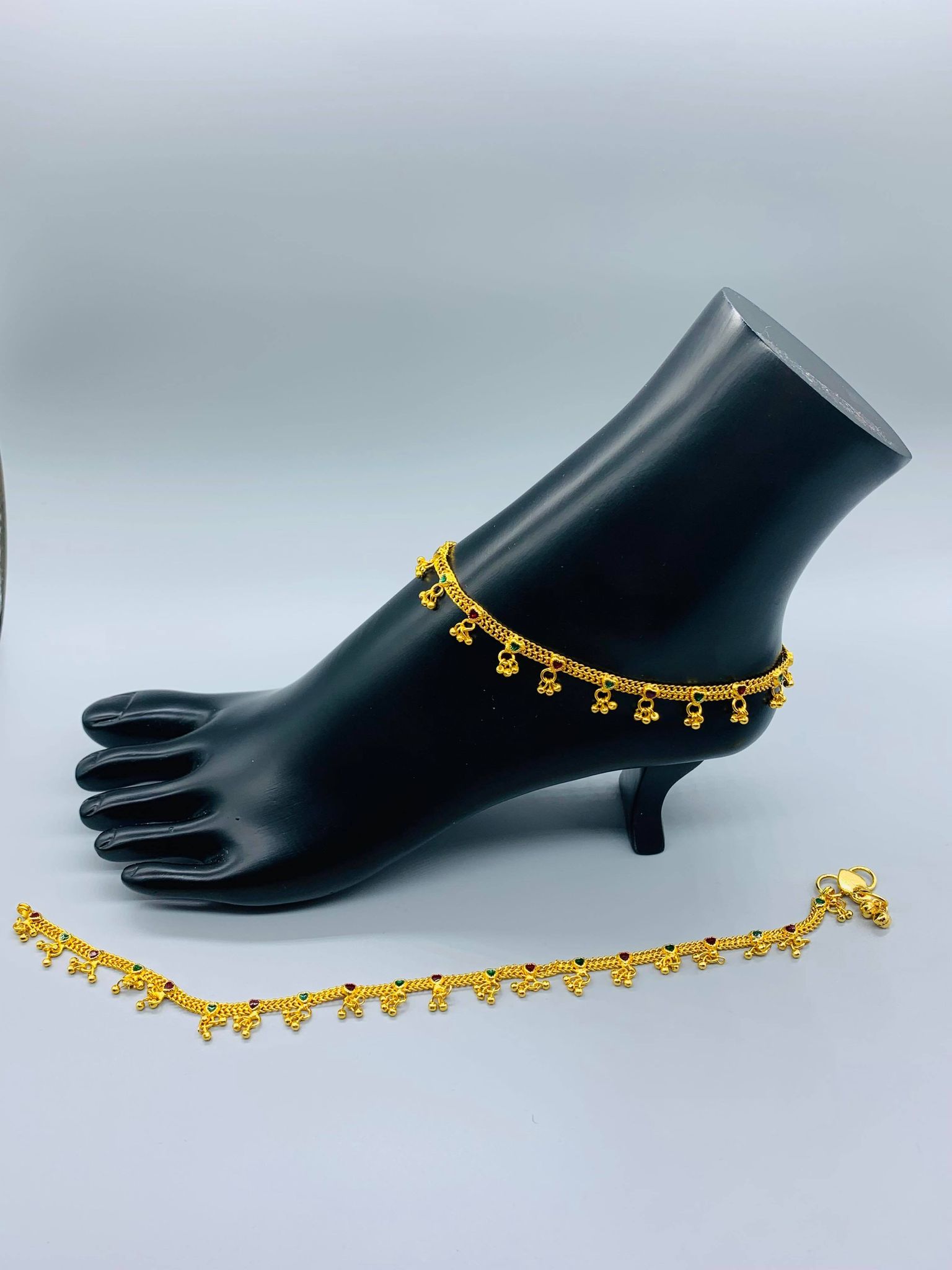 24 gold plated beautiful Anklets