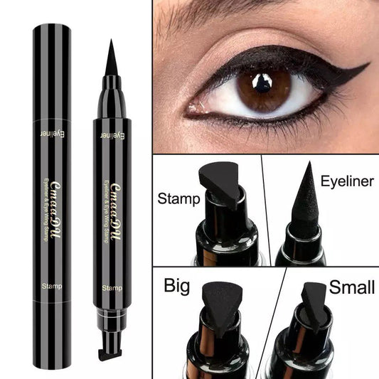 Big seal stamp Liquid Eyeliner Pen waterproof fast dry black eyeliner