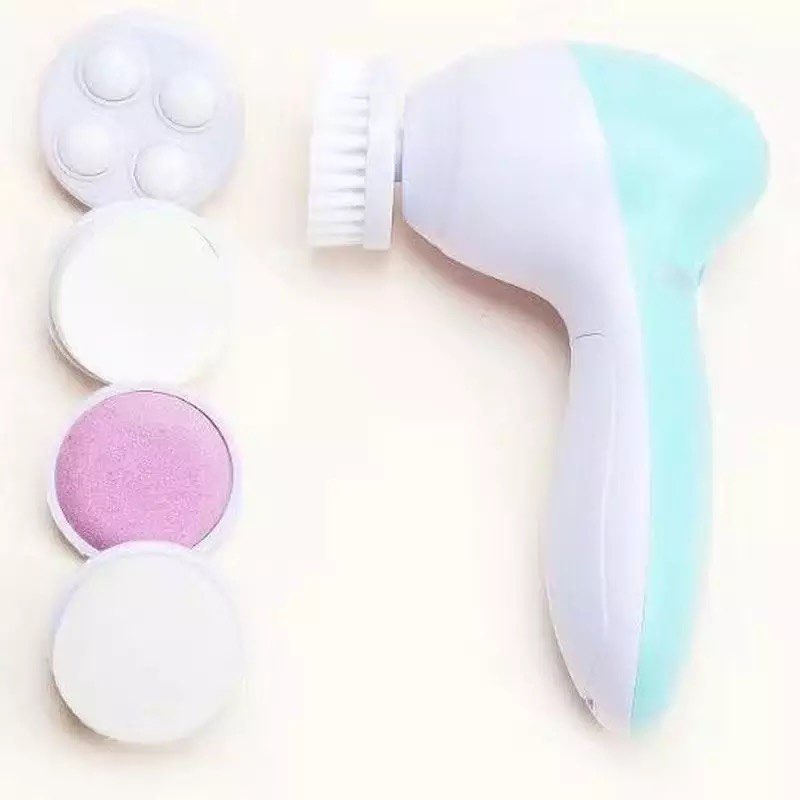 Electric facial brush for cleansing