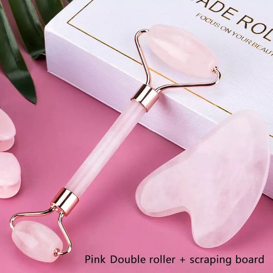 Jade Roller for face- skin care tools.