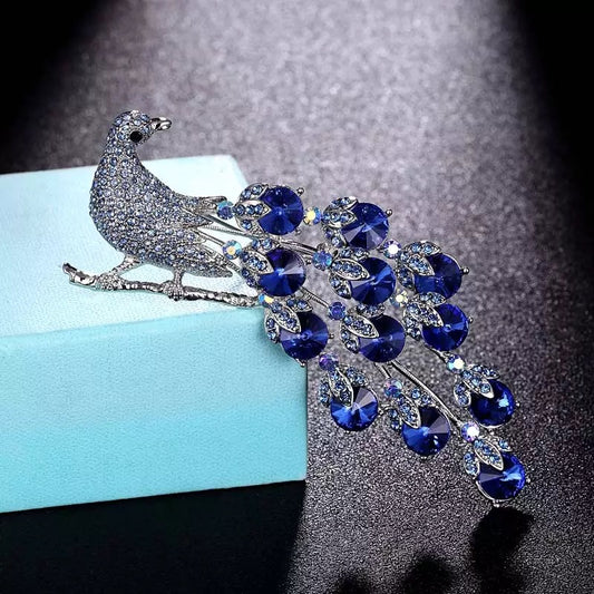 High quality Rhinestone peacock brooch Jewelry