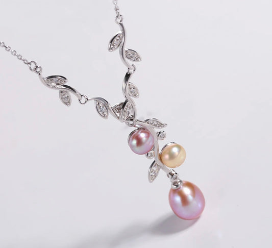 Beautiful real pearl drop Necklace