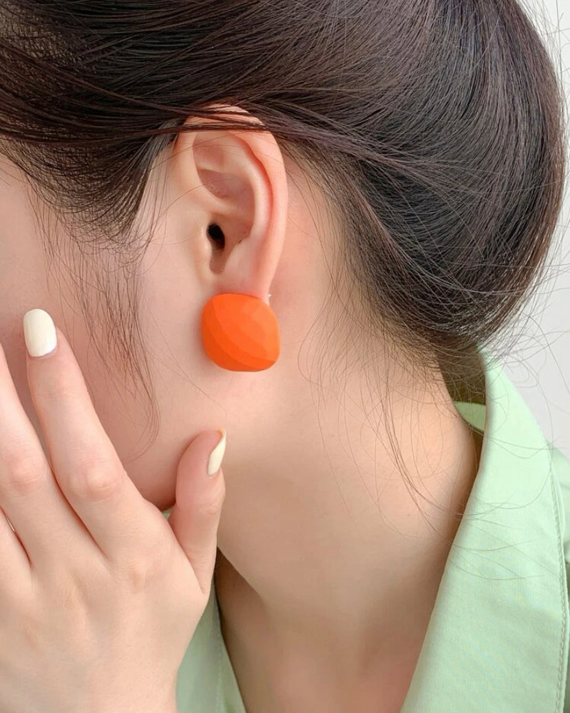 Beautiful fresh orange stud Earrings