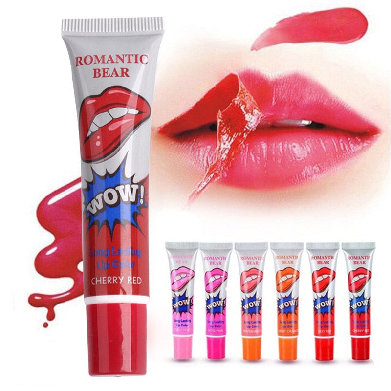 Amazing 6 Colors Peel Off Liquid Lipstick Waterproof Long Lasting Lip Gloss