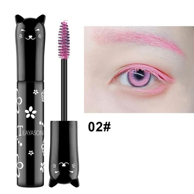 1pc Fashion White Mascara Makeup and long lasting curling