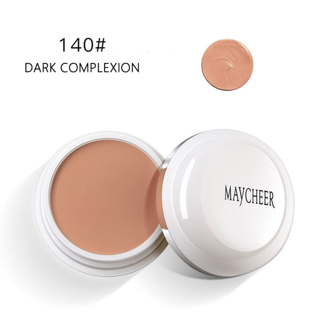 Concealer Foundation Cream Waterproof Long Lasting Deep Complexion Dark Circles.